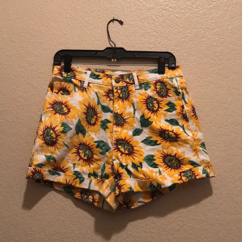 Sunflower high waisted shorts